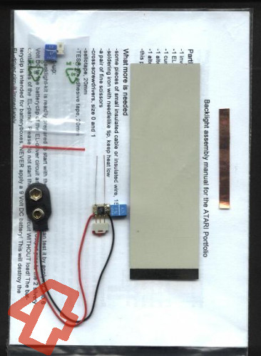 Portfolio Backlight-Kit, blue-green