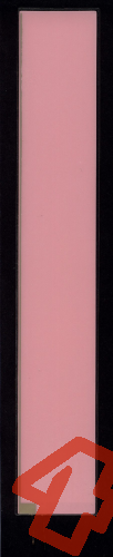 Leuchtfolie, rosa-weiß, 41mm x 254mm, laminiert