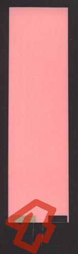 Leuchtfolie, rosa-weiß, 43mm x 155mm, laminiert