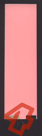 Leuchtfolie, rosa-weiß, 40mm x 132mm, laminiert