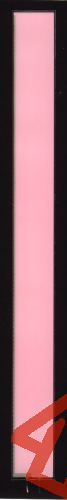 EL-Panel, pink-white, 19.5mm x 222mm, laminated