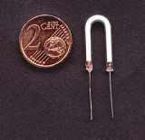 Kaltkathodenlampe Spezial   40mm x 2,6mm (U x Ø) weiss