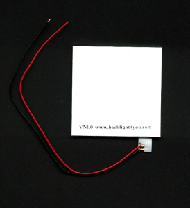 LED-backlight, 53mm x 53mm x 1.7mm, white