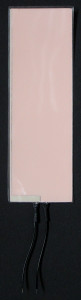 EL-Panel, pink-white, 43mm x 130mm