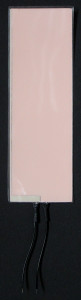 EL-Panel, pink-white, 43mm x 130mm