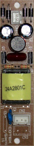 24 Volt Inverter for CCFL 290mm x 2mm (L x Ø), single