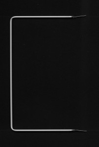 Kaltkathodenlampe Spezial   82-148-82mm x 2,4mm (U x Ø) weiss