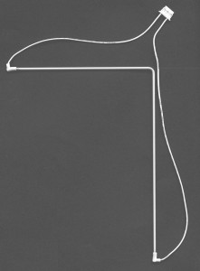 Kaltkathodenlampe Spezial  185-140mm x 2,6mm (L x Ø) weiss