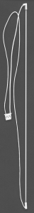 Kaltkathodenlampe Spezial  278mm x 2,3mm (L x Ø) weiss