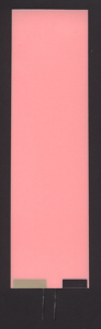 Leuchtfolie, rosa-weiß, 40mm x 132mm, laminiert