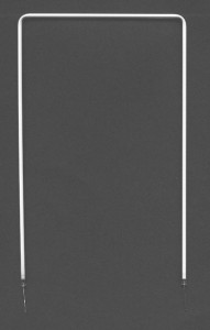 Kaltkathodenlampe Spezial  156-97-156mm x 2,6mm (U x Ø) weiss