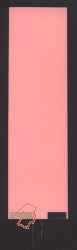 Leuchtfolie, rosa-weiß, 48mm x 166mm, laminiert