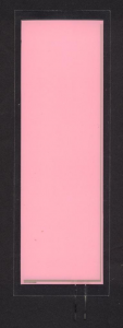 EL-Panel, pink-white, 52mm x 155mm, laminated